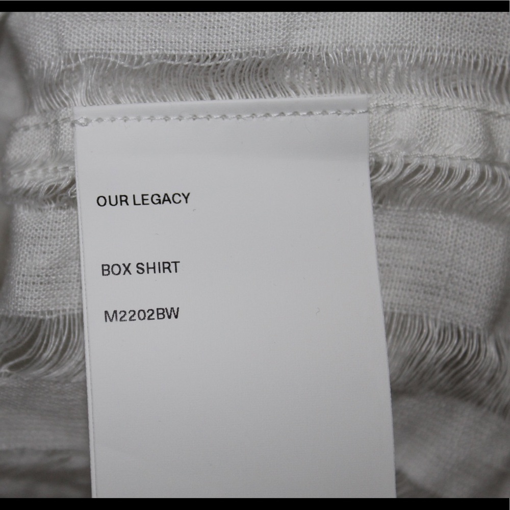 Our Legacy Linen Box shirt - Picture 4 of 9